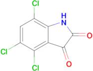 4,5,7-Trichloro-2,3-dihydro-1h-indole-2,3-dione