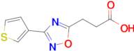 3-[3-(thiophen-3-yl)-1,2,4-oxadiazol-5-yl]propanoic acid