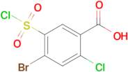 4-Bromo-2-chloro-5-(chlorosulfonyl)benzoic acid