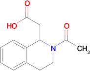 2-Acetyl-1,2,3,4-tetrahydro-1-isoquinolineacetic acid