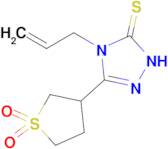 3-[4-(prop-2-en-1-yl)-5-sulfanylidene-4,5-dihydro-1H-1,2,4-triazol-3-yl]-1λ⁶-thiolane-1,1-dione