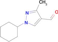 1-Cyclohexyl-3-methyl-1h-pyrazole-4-carbaldehyde