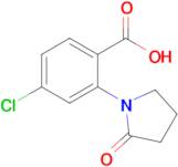 4-Chloro-2-(2-oxopyrrolidin-1-yl)benzoic acid