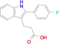 3-[2-(4-fluorophenyl)-1h-indol-3-yl]propanoic acid