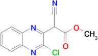 Methyl 2-(3-chloroquinoxalin-2-yl)-2-cyanoacetate