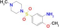 2-Methoxy-5-[(4-methylpiperazin-1-yl)sulfonyl]aniline