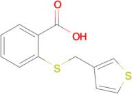 2-{[(thiophen-3-yl)methyl]sulfanyl}benzoic acid