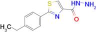2-(4-Ethylphenyl)-1,3-thiazole-4-carbohydrazide