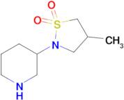 3-(4-methyl-1,1-dioxido-2-isothiazolidinyl)-Piperidine