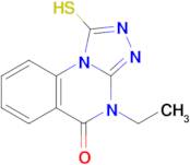 4-Ethyl-1-sulfanyl-4h,5h-[1,2,4]triazolo[4,3-a]quinazolin-5-one