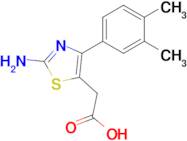 2-[2-amino-4-(3,4-dimethylphenyl)-1,3-thiazol-5-yl]acetic acid