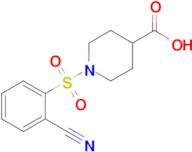 1-(2-Cyanobenzenesulfonyl)piperidine-4-carboxylic acid