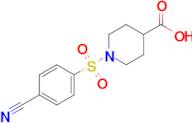 1-(4-Cyanobenzenesulfonyl)piperidine-4-carboxylic acid