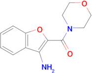 2-(Morpholine-4-carbonyl)-1-benzofuran-3-amine