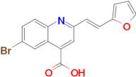 6-Bromo-2-[(e)-2-(furan-2-yl)ethenyl]quinoline-4-carboxylic acid