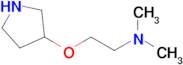 Dimethyl[2-(pyrrolidin-3-yloxy)ethyl]amine