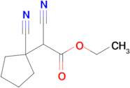 Ethyl 2-cyano-2-(1-cyanocyclopentyl)acetate