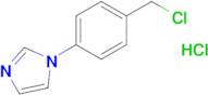 1-[4-(chloromethyl)phenyl]-1h-imidazole hydrochloride