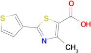 4-Methyl-2-(thiophen-3-yl)-1,3-thiazole-5-carboxylic acid