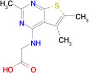 2-({trimethylthieno[2,3-d]pyrimidin-4-yl}amino)acetic acid