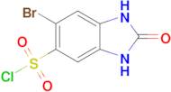 6-Bromo-2,3-dihydro-2-oxo-1H-benzimidazole-5-sulfonyl chloride