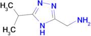 1-[5-(propan-2-yl)-4h-1,2,4-triazol-3-yl]methanamine