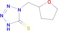 1-[(oxolan-2-yl)methyl]-4,5-dihydro-1H-1,2,3,4-tetrazole-5-thione