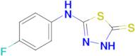 5-[(4-fluorophenyl)amino]-2,3-dihydro-1,3,4-thiadiazole-2-thione