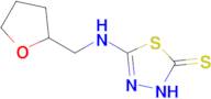 5-[[(Tetrahydro-2-furanyl)methyl]amino]-1,3,4-thiadiazole-2(3H)-thione