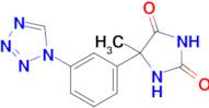 5-Methyl-5-[3-(1h-1,2,3,4-tetrazol-1-yl)phenyl]imidazolidine-2,4-dione