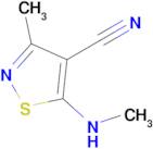 3-Methyl-5-(methylamino)-1,2-thiazole-4-carbonitrile