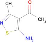 1-(5-Amino-3-methyl-1,2-thiazol-4-yl)ethan-1-one