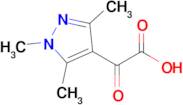 2-Oxo-2-(trimethyl-1h-pyrazol-4-yl)acetic acid