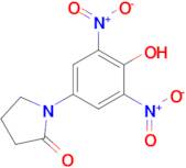 1-(4-hydroxy-3,5-dinitrophenyl)-2-Pyrrolidinone