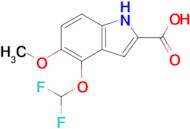 4-(Difluoromethoxy)-5-methoxy-1h-indole-2-carboxylic acid