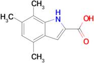 4,6,7-Trimethyl-1h-indole-2-carboxylic acid