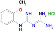 1-[(diaminomethylidene)amino]-N-(2-methoxyphenyl)methanimidamide hydrochloride