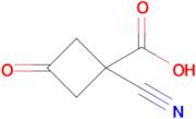 1-Cyano-3-oxocyclobutane-1-carboxylic acid