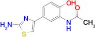 n-[5-(2-amino-1,3-thiazol-4-yl)-2-hydroxyphenyl]acetamide