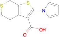 2-(1h-Pyrrol-1-yl)-4h,5h,7h-thieno[2,3-c]thiopyran-3-carboxylic acid