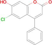 6-Chloro-7-hydroxy-4-phenyl-2H-1-benzopyran-2-one