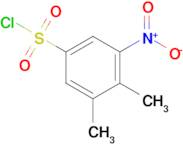 3,4-Dimethyl-5-nitrobenzene-1-sulfonyl chloride