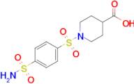 1-(4-Sulfamoylbenzenesulfonyl)piperidine-4-carboxylic acid