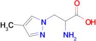 2-Amino-3-(4-methyl-1h-pyrazol-1-yl)propanoic acid
