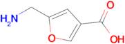 5-(Aminomethyl)furan-3-carboxylic acid