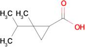 2-Methyl-2-(propan-2-yl)cyclopropane-1-carboxylic acid