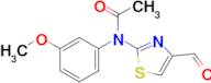 n-(4-Formyl-1,3-thiazol-2-yl)-n-(3-methoxyphenyl)acetamide