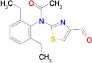 n-(2,6-Diethylphenyl)-n-(4-formyl-1,3-thiazol-2-yl)acetamide