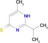 6-methyl-2-(propan-2-yl)-1,4-dihydropyrimidine-4-thione
