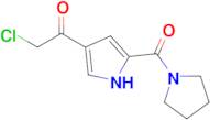 2-Chloro-1-[5-(1-pyrrolidinylcarbonyl)-1H-pyrrol-3-yl]ethanone